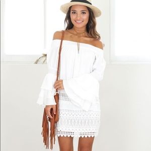 ShowPo Eternal Bloom Dress - White NWT